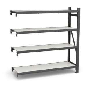 Mini Porta Paletes Complementar A200xL120xP60 - 4 Níveis 300 Kg Por Nível Com MDF