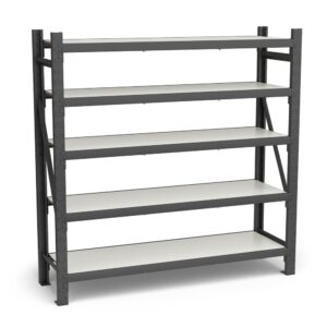 Mini Porta Paletes Inicial A200xL185xP80 - 5 Níveis 300 Kg Por Nível Com MDF