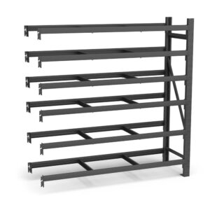 Mini Porta Paletes Complementar A200xL185xP60 - 6 Níveis 300 Kg Por Nível Sem MDF