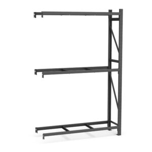 Mini Porta Paletes Complementar A300xL120xP60 - 3 Níveis 300 Kg Por Nível Sem MDF