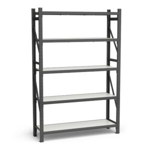 Mini Porta Paletes Inicial A300xL185xP80 - 5 Níveis 300 Kg Por Nível Com MDF