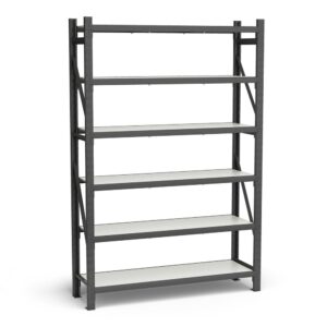 Mini Porta Paletes Inicial A300xL185xP80 - 6 Níveis 300 Kg Por Nível Com MDF