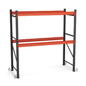 Porta Paletes Inicial A250xL230xP100 - 2 Níveis 1.000 Kg Por Nível