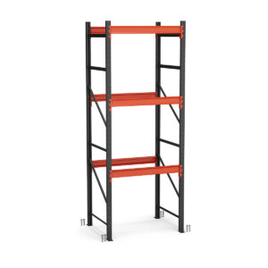 Porta Paletes Inicial A350xL122xP100 - 3 Níveis 1.000 Kg Por Nível