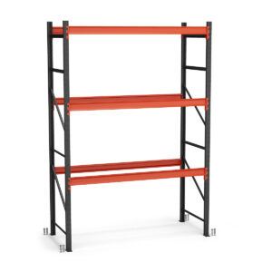 Porta Paletes Inicial A350xL230xP100 - 3 Níveis 1.000 Kg Por Nível