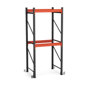 Porta Paletes Inicial A300xL122xP100 - 2 Níveis 1.000 Kg Por Nível