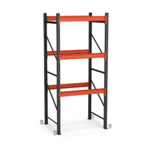 Porta Paletes Inicial A300xL122xP100 - 3 Níveis 1.000 Kg Por Nível