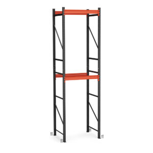 Porta Paletes Inicial A450xL122xP100 - 2 Níveis 1.000 Kg Por Nível