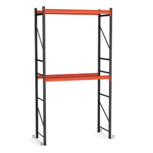 Porta Paletes Inicial A450xL230xP100 - 2 Níveis 1.000 Kg Por Nível