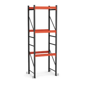 Porta Paletes Inicial A400xL122xP100 - 3 Níveis 1.000 Kg Por Nível