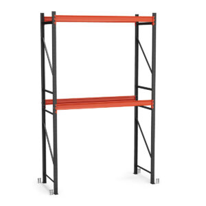 Porta Paletes Inicial A400xL230xP100 - 2 Níveis 1.000 Kg Por Nível