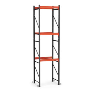 Porta Paletes Inicial A500xL122xP100 - 3 Níveis 1.000 Kg Por Nível