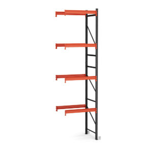 Porta Paletes Complementar A500xL122xP100 - 4 Níveis 1.000 Kg Por Nível