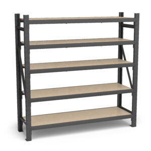 Mini Porta Paletes Inicial A2.00xL1.20xP0.60 - 5 Níveis 300 Kg por Nível MDF Std